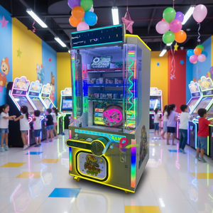 Machine à cadeaux à billes porte-bonheur à monnayeur, économique, pour centres de jeux, avec verre trempé et acier inoxydable - Product Image 1