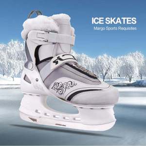 Patins à <span class=keywords><strong>glace</strong></span> de hockey de doublure de <span class=keywords><strong>fourrure</strong></span> de base de PVC résistants au froid de marque professionnelle - Product Image 4