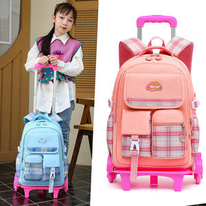 Pour Amazon vente en gros transfrontalière nouveau cartable à roulettes de grande capacité pour les étudiantes 1-3-6 <span class=keywords><strong>Primar</strong></span> - Product Image 1