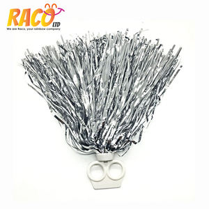 Nuovo Arrivo Variopinto <span class=keywords><strong>Cheerleader</strong></span> Tinsel Tirare Pompon Fiore Palla Per Il Calcio Il Basket Partita Pompoms - Product Image 5
