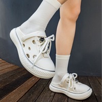 Sandalias de Verano y Primavera para Mujer, con Punta Cerrada, Suela Gruesa Antideslizante, para Uso en Exteriores