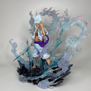Figurine de collection <span class=keywords><strong>Nika</strong></span> Luffy de 30 cm, modèle JT 0NE PIECE, nouvelle figurine de manga explosive à cinq niveaux, statue en PVC, jouet anime, cadeau - Product Image 4