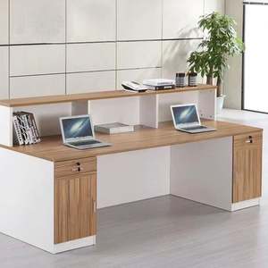 Comptoir de magasin moderne en acrylique et métal avec LED personnalisé, affichage de magasin personnalisé OEM, logo en acier inoxydable pour centres commerciaux, hôtels, cuisines, panneaux en bois - Product Image 5