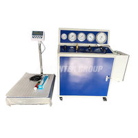 Machine de remplissage automatique de cylindres d'extincteurs pneumatiques FM200 Novec N2 à haute pression