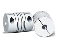 Accouplements d'arbre flexibles en alliage d'aluminium DC personnalisables, compatibles OEM pour machines et imprimantes 3D