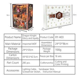 Nouveau style Art Déco, version européenne, certifié CE, kit de maison de poupée miniature en bois à monter soi-même, puzzle, pour anniversaire - Product Image 4