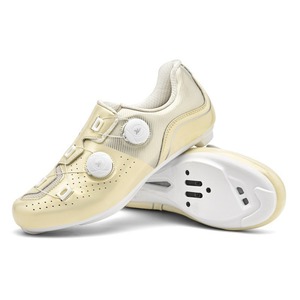 Chaussures de cyclisme pour femmes et hommes, chaussures de vélo de route et de VTT, respirantes, tige synthétique, semelle en caoutchouc EVA, ajustement athlétique, couleur unie - Product Image 1