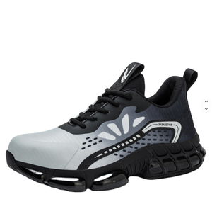 Chaussures de travail et de sport pour hommes et femmes, avec embout en acier et composite, tige en tricot, semelle intermédiaire en TPU, semelle extérieure en PVC/EVA, robustes, durables, excellente sécurité - Product Image 4