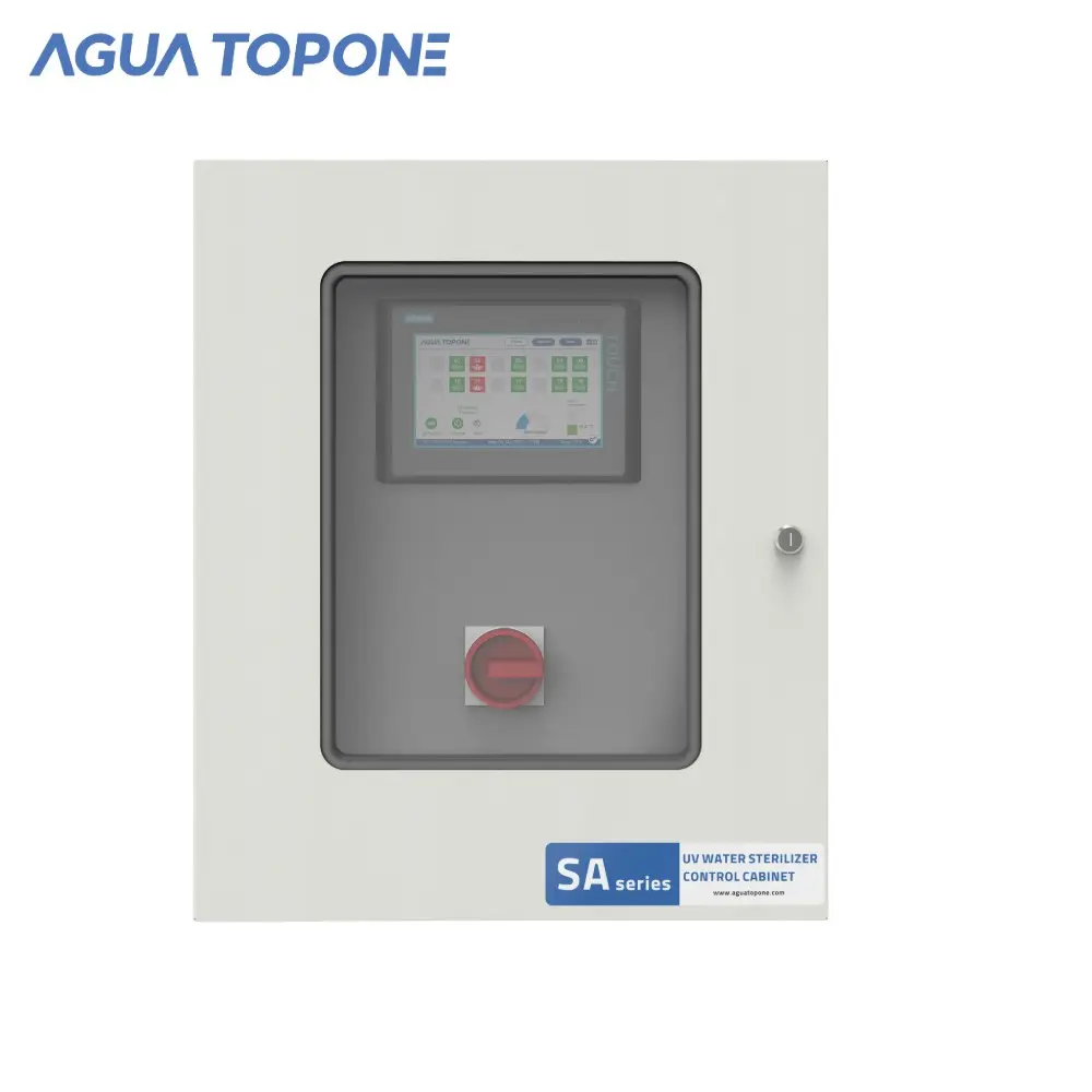 Industria sistema di trattamento delle acque Uv apparecchiature a media pressione in acciaio inox tubazioni Uv filtro acqua Agua