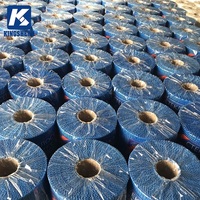 Malla de Fibra de Vidrio Recubierta Resistente a los Álcalis Kingsheng 5x5 145g/m2, Técnica de Tejido Liso, Servicio de Corte y Procesamiento para Paredes