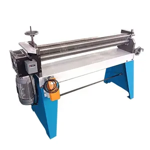 Round HVAC Duct Electric Plate 3 Roll Bending Machine The Electric Bias Samsung Rolling Machine For Sale