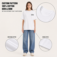 T-shirt en coton unisexe surdimensionné, respirant et confortable, personnalisable avec impression ou couleur unie, idéal pour le streetwear – Vente en gros