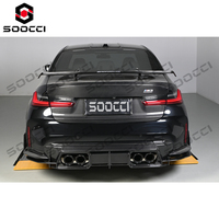 Diffuseur arrière en fibre de carbone sèche style PSM pour pare-chocs arrière, kit carrosserie pour BMW G80 G81 M3 G82 G83 M4 2021-2029