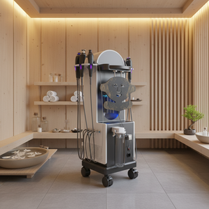 Appareil portable de microdermabrasion ultrasonique à jet d'<span class=keywords><strong>oxygène</strong></span> pour le visage, pour le resserrement de la peau, l'élimination des rides, le <span class=keywords><strong>traitement</strong></span> de l'acné et l'anti-âge - Product Image 1