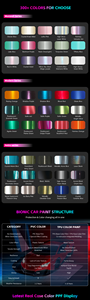 Film de protection de peinture TPU violet PPF gris brumeux violet, changement de couleur, 7,<span class=keywords><strong>5</strong></span> mil, garantie <span class=keywords><strong>5</strong></span> ans, fabricant de qualité américaine - Product Image 4
