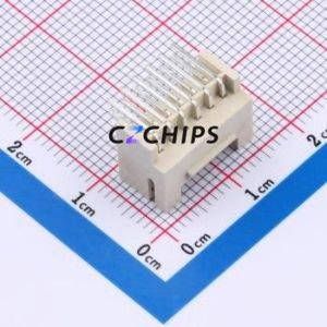 W200120K-12PY2413 Wire-to-Board Pin Header Bent Lead Through Hole,P=2mm Connector 2x6P 2mm Right Angle Insert PHB - Product Image 2