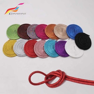 Creatore del Commercio All'ingrosso 115 centimetri Arcobaleno Brillante di Bling Scintillante <span class=keywords><strong>lacci</strong></span> delle <span class=keywords><strong>scarpe</strong></span> Rotondo Metallic Corda <span class=keywords><strong>Lacci</strong></span> Delle <span class=keywords><strong>Scarpe</strong></span> - Product Image 2