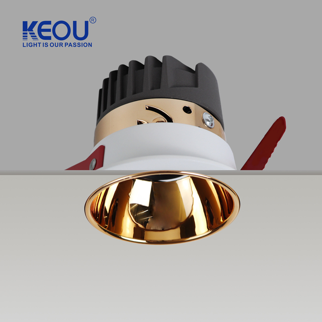 Keou Modern LED Light Spotlight 7W 9W 12W COB Ceiling Spot Lights Adjustable Install Style 3000K 6500K Color Home Use