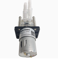 Pompe péristaltique à haut débit, facile à installer, pompe péristaltique 12v/24v, pompe doseuse, pompe à vide, 500ml/min, modèles plats