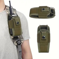 Ensemble de radio tactique multifonctionnel Outdoor Adventure Camping Climbing Phone and Radio Protective Case Mini Accessory Bag