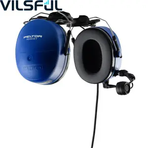 มาใหม่ ATEX หูฟัง PMLN6333A ถ้วยคู่ชุดหูฟังกับบูมไมค์ Dual Muff หมวกกันน็อคหูฟังสำหรับ DGP8550EX DP4401EX DP4801EX