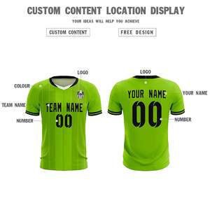 Camisetas/Conjuntos de Fútbol Personalizados con Rayas Clásicas Azul Polvo - Product Image 4