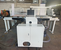 Scie à cadre semi-automatique CNC de grande production, haute précision, 15 kW, avec moteur, pour panneaux de bois, PVC, acrylique, et panneaux aluminium-plastique