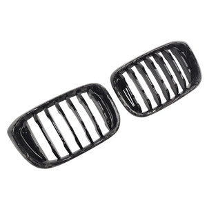 Grille avant double lamelles style carbone forgé pour X3 X4 X3M X4M G01G02 G08 F97 F98 – Vente Flash - Product Image 5