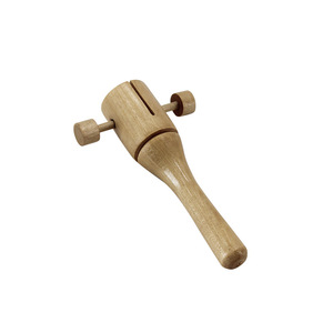 Tube sonore double rainuré en gros, instrument de percussion Orff, tube sonore en bois, jouet éducatif musical pour enfants - Product Image 5
