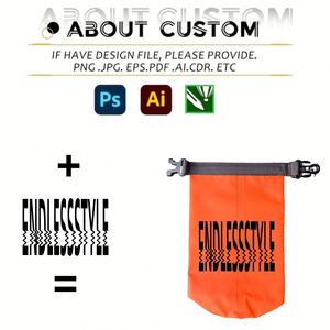 Bolsa Impermeable Flotante con Logotipo Personalizado 2L/5L/10L/15L/20L/30L para Navegación, Kayak, Senderismo, Snowboard, Camping, Rafting, Pesca - Product Image 3
