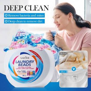 Perlas de Lavandería SADOER, Limpieza Profunda de Ropa, Eliminan Manchas, Perlas de Gel con Aroma Herbal Natural, Detergente para Ropa - Product Image 2
