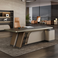 Mobilier de bureau moderne de luxe gestionnaire de la conception bureau de direction bureau en bois table de direction générale