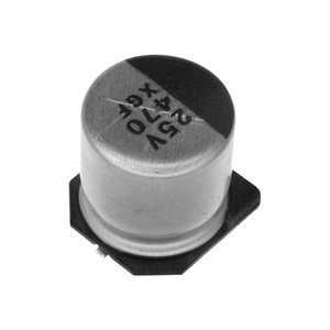 Condensateur SMD original à montage en surface AVRF477M25G24T-F 470 uF CAP ALUM 470UF 20% 25V - Product Image 1