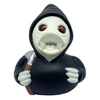 Canards en caoutchouc de la morteuse d'Halloween, squelettes et fantômes assortis, jouets de bain, cadeaux de fête, canards vampires en PVC, décorations d'Halloween