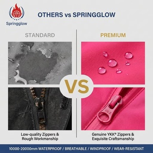 Pantalones de esquí personalizados para <span class=keywords><strong>mujer</strong></span>, impermeables, holgados, para snowboard, softshell, de invierno, tipo cargo, al por mayor - Product Image 3