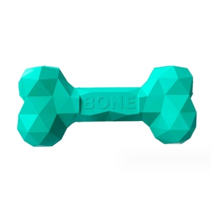 Giocattolo per cani da masticare a forma di cane con grano di diamante in gomma giocattolo per cani da masticare - Product Image 6