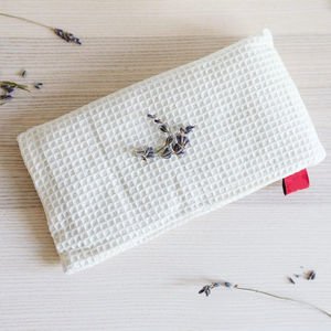 Microondas lavanda ojo almohada para meditación Spa aromaterapia linaza y lavanda ponderado dormir máscara ojo almohada para Yoga - Product Image 2