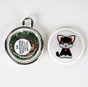 Localizador <span class=keywords><strong>GPS</strong></span> equipado con nuevo <span class=keywords><strong>chip</strong></span> de posicionamiento AES, monitoreo de ubicación, antipérdida de gatos y <span class=keywords><strong>perros</strong></span> - Product Image 2