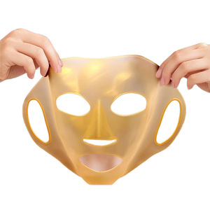 Soporte de silicona inteligente para mascarillas faciales con ganchos para las orejas, para aplicación reutilizable en el cuidado de la piel, tratamiento facial portátil antievaporación - Product Image 1
