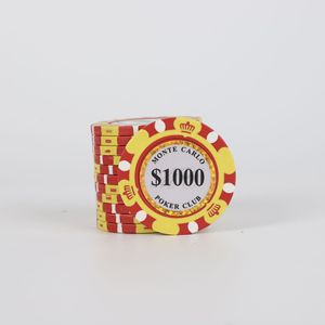 <span class=keywords><strong>Jetons</strong></span> de <span class=keywords><strong>Poker</strong></span> de Casino en Argile de 14g, Couronne, avec Autocollants Logotés Imprimables et Conçus sur Mesure - Product Image 3
