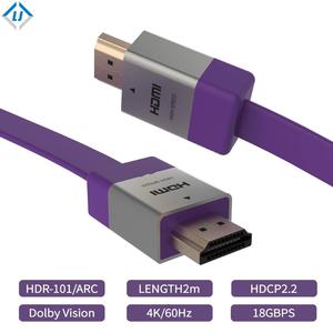 Piatto Ad Alta velocità 18Gbps <span class=keywords><strong>HDMI</strong></span> 2.O 4k 60Hz risoluzione con 3D Risoluzione Video Ethernet Canale AD ARCO - Product Image 3