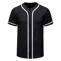 Custom Borduurwerk Honkbal Uniform Stijl Overhemd Groothandel Goedkope Lege Honkbal Jersey Sportkleding Overhemd