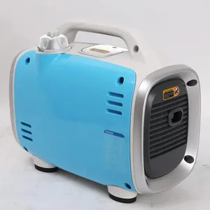 1200W Small Mini Portable Power Station Gasoline Electric Generator Manual Start Inverter digital Generators with battery hybrid