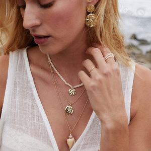 Collana pendente in argento 925 placcato oro - Product Image 3