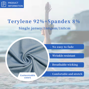 Căng Độc Jersey In Đồng Bằng Vải Sợi Ngang Đan 92% <span class=keywords><strong>Polyester</strong></span> 8% Spandex Vải Cho Áo Tắm Quần Lót - Product Image 3