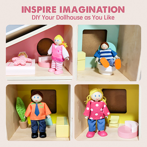 <span class=keywords><strong>Muñecas</strong></span> <span class=keywords><strong>de</strong></span> Madera <span class=keywords><strong>de</strong></span> Alta Calidad al por Mayor, 5 Estilos, <span class=keywords><strong>Muñecas</strong></span> Flexibles para Niños Pequeños, Juego <span class=keywords><strong>de</strong></span> Imitación, Regalo Familiar, Figuras <span class=keywords><strong>de</strong></span> Acción - Product Image 3