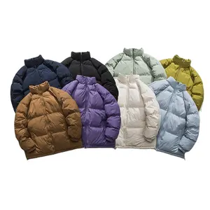 Puffer Jackets Cold Weather Winter Hooded Bubble Puffer Coat Men Down Custom Jackets