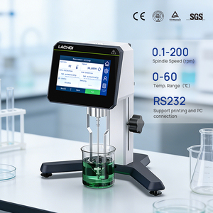 Viscosimètre à haute viscosité avec écran tactile LCD, viscosimètre rotatif à micro-vitesse à broche optionnelle, prix fabricant - Product Image 2
