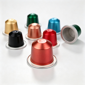 Cápsulas de Café Desechables de Aluminio <span class=keywords><strong>con</strong></span> Tapas, 15 ml, Capacidad de 4-5 g, Multicolores, para Viajes - Product Image 3