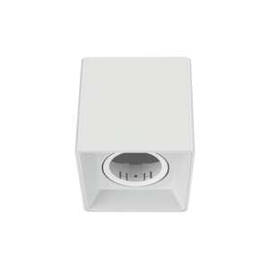 Faretto LED GU10 quadrato bianco, 50W, 230V, 4000K, ideale per l'illuminazione di spazi interni e per valorizzare aree decorative. - Product Image 1